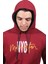 Erkek Nyc Bordo Kapüşonlu SWEATSHIRT-230 2