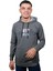 Erkek Nyc Gri Kapüşonlu SWEATSHIRT-222 1