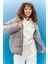 Regular Fit Normal Kesim Taş Rengi Şişme Mont 3