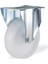 Kama Sabit Tablalı 125 x 40 mm Teker Poliamid Beyaz Burçlu Ağır Yük Tekeri 3