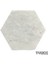 Doğaltaş 8’’ Hexagon Carrara Honlu Mermer Mozaik 1
