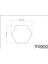 Doğaltaş 8’’ Hexagon Carrara Honlu Mermer Mozaik 4