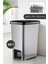 40 Lt Slim Pedallı Plastik Çöp Kovası 1