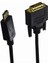 Displayport To DVI Çevirici Dönüştürücü Adaptör Kablosu 3 Metre 5