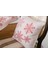 Kartanesi Baskılı Kumaş Beje Kırmızı Kırlent Kılıfı 45X45 cm İkili -1437 2