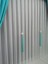 Zincir Desenli Etekleri Kurşunlu 1-3 Sık Pileli 375 x 260 Cm Tül Perde 1