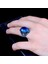 Blue Topaz Taşlı Erkek Gümüş Yüzük 3