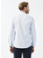 ALTINYILDIZ CLASSICS Erkek Mavi-lacivert Slim Fit Dar Kesim Italyan Yaka Baskılı Gömlek 5