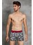 1812 Erkek Tiger Modal Çok Renkli Baskılı Torbalı Normal Paça Boxer 1