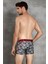 1812 Erkek Tiger Modal Çok Renkli Baskılı Torbalı Normal Paça Boxer 4
