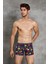 1849 Erkek Memox Baskılı Modal Normal Paça Renkli Boxer 2