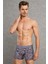 1816 Erkek Modal Çok Renkli Baskılı Torbalı Normal Paça Boxer 1