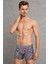 1816 Erkek Modal Çok Renkli Baskılı Torbalı Normal Paça Boxer 2