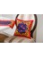 Belize Baskılı Saten Kumaş Kırmızıya Siyah Kırlent Kılıfı 45X45 Cm- 1443 1