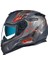 SX.100 Gigabot Mat Gri-Kirmizi Kask 1