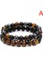Unisex - Hematit, Kaplan Göz,, Onix | Doğal Taş Padore Bileklik | Elegant, Şık Design > 2 Adet 1