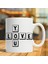 Seni Seviyorum Kupa, You Love Scrabble Hediye Kupa 1