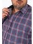 Mocgrande Büyük Beden Erkek Ekoseli Gömlek 23356 Indıgo 2