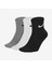 SX7677-964 U Nk Everyday Ltwt Ankle 3pr 3lü Spor Çorap 1