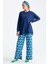 Pantolonu Desenli Rayon Takım Qks 21164 #22-10# 1