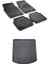 Ford Focus 2 Sedan 2005-2010 Siyah Galaxy Havuzlu Paspas ve 3D Bagaj Havuzu 1