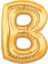 Küçük Altın Boy Harf Balon Gold Renk Uçan Balon Folyo Balon 36 cm Helyum Balon 1