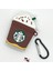 Starbucks Figürlü Airpods 1. ve 2. Nesil Uyumlu Kopçalı Koruyucu Silikon Kılıf, Darbe Emici Kılıf 3