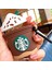 Starbucks Figürlü Airpods 1. ve 2. Nesil Uyumlu Kopçalı Koruyucu Silikon Kılıf, Darbe Emici Kılıf 4