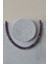 6 mm Ametist Doğal Taş Kolye 1