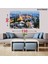 15 Parçalı Dekoratif Ahşap Duvar Tablosu 87X145 cm B107B0020 1