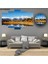 6 Parçalı Dekoratif Ahşap Duvar Tablosu ve Saati 60X124 cm B107R0020 1