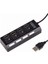 USB 2.0 Anahtarlı 4 Port USB Hub 1