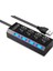 USB 2.0 Anahtarlı 4 Port USB Hub 3
