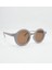 Magnolia Gri Yuvarlak Unisex Çocuk Kahve Cam Güneş Gözlüğü 38-11-130 1