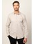 Modern Fit Uzun Kol Armürlü Kravatlık Erkek Gömlek 2