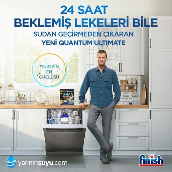 Finish Quantum Ultimate 80 Kapsül 40X2 Bulaşık Makinesi Fiyatı