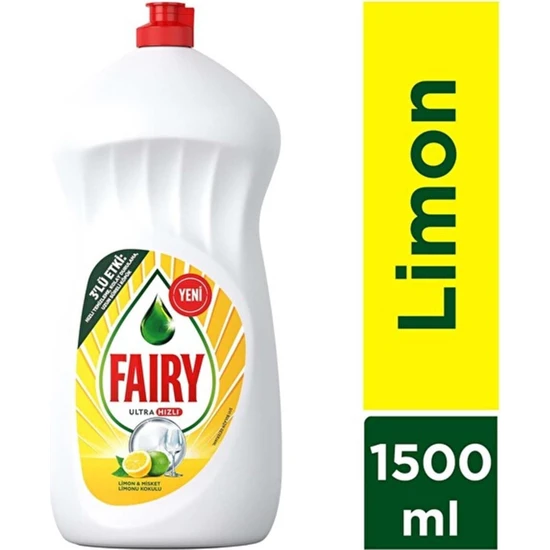 Fairy 1500   ml Sıvı Bulaşık Deterjanı 'limon