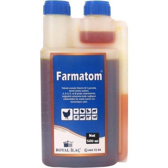 Royal İlaç Farmatom Kanatlı Vitamini Gmp+ Sertifikalı 500ML