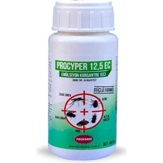 Profarm Procyper 12,5 Ec Bit Pire Kene Için Konsantre Ürün 100ML