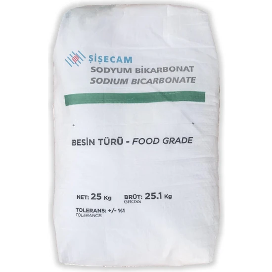 Şişecam  Karbonat Sodyum Bi Karbonat (Besin Sodasi) 25 kg