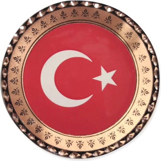 Miray Hediyelik Türk Bayrağı Bakır Buzdolabı Magnet Fiyatı