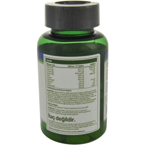 Multimed Vitamin B Complex 60 Tablet Fiyatı - Taksit Seçenekleri