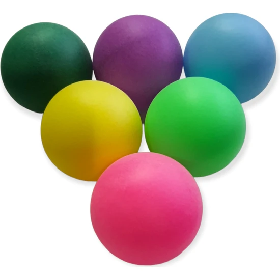 Cmk Renkli Pinpon Topu 6'lı Paket