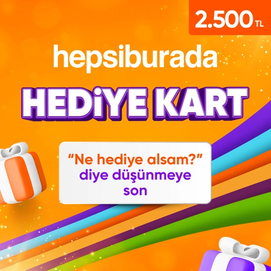 Hepsiburada 2.500 Tl Dijital Hediye Kartı