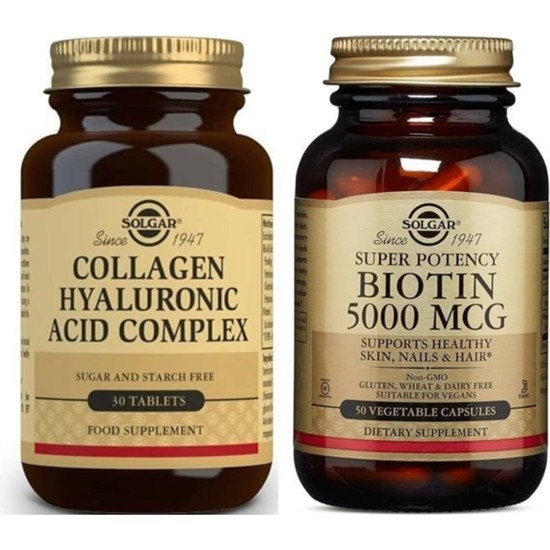 Solgar Hyaluronic Acid Collagen Complex 30 Tablet+ Biotin Fiyatı