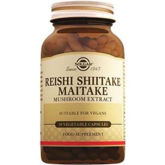 Solgar Reishi Shiitake Maitake Mushroom Extract 50 Kapsül Fiyatı