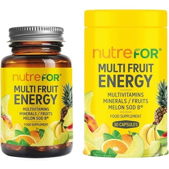 Nutrefor Multi Fruit Energy 30 Kapsül Fiyatı Taksit Seçenekleri