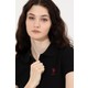 U.S. Polo Assn. Kadın Siyah Basic Tişört 50256287-VR046