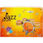 Eccho Sunman Jazz Drum 5 Parça Büyük Boy Çocuk Bateri Seti Altın Renkli Eğlenceli Oyun Seti