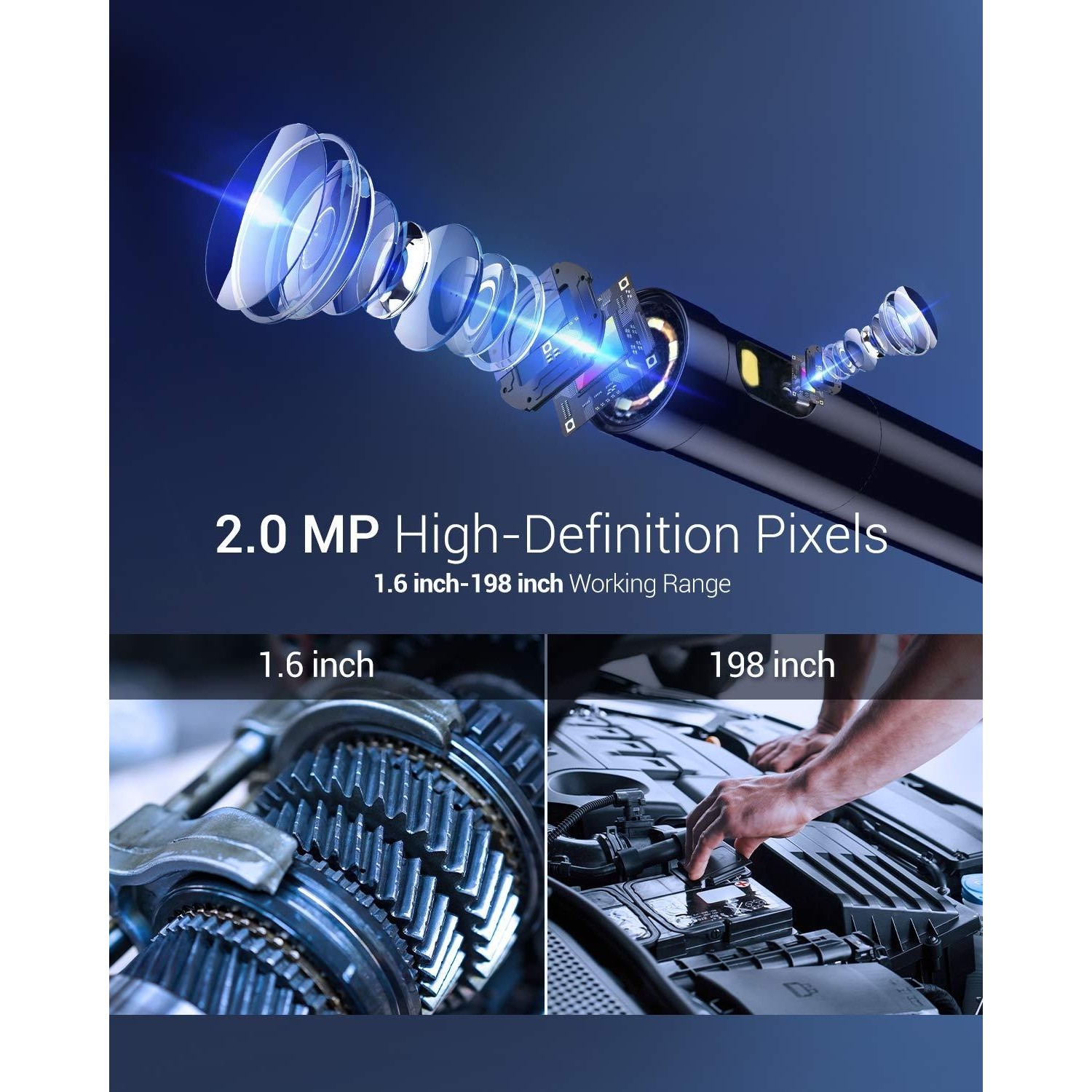 Depstech DS500 5" IPS Lcd 5 Mt Borescope Endoskop Kamera Fiyatı